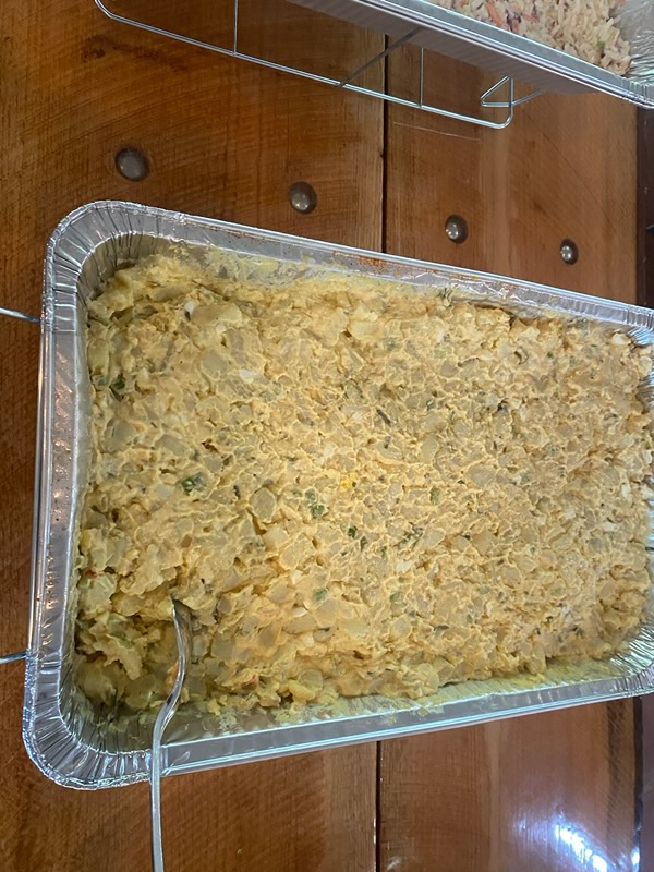Homemade potato salad